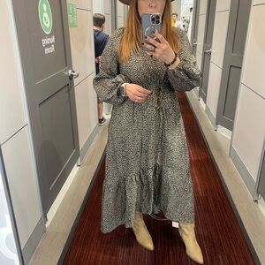 a new day Black and White High Low Dress